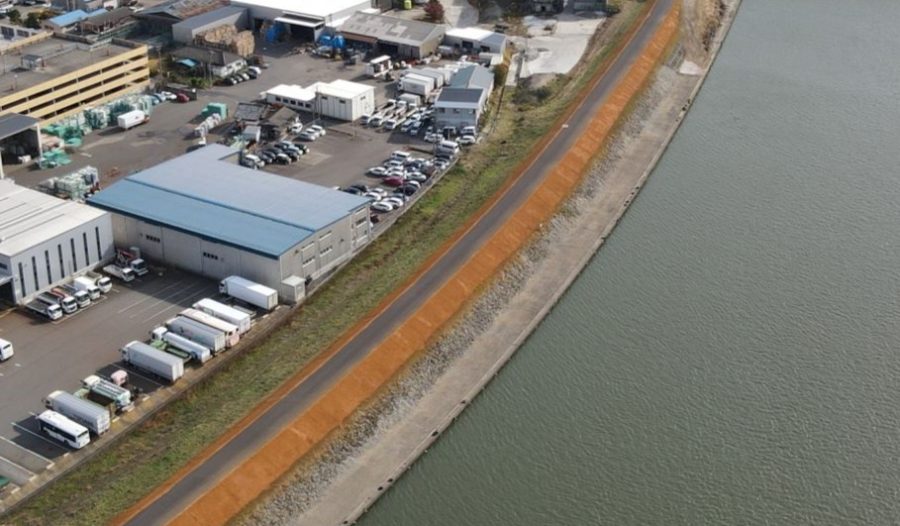 美咲町地区堤防災害復旧工事