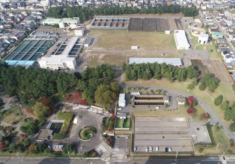 新潟市青山浄水場　構内水管耐震化工事