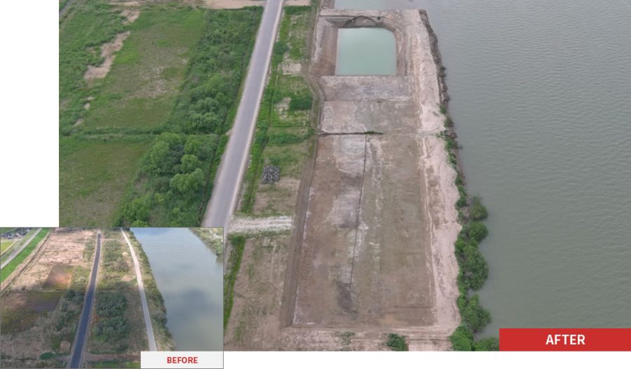 大河津分水路低水路掘削その１１工事